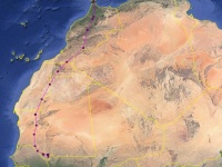24-10-17. Culebrera llegando casi a la frontera con Mali.
