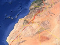 El día 24, ya se encontraba entre Algeciras- Tarifa y la costa, con intención de cruzar el estrecho, realizando este trayecto en 40 minutos.  El 7 de octubre, llega a Mauritania y el 11 de octubre llega al norte de Senegal.