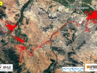 Mapa de seguimiento al milano real Imelda 6P1 desde el 25/09/19 al 31/12/19